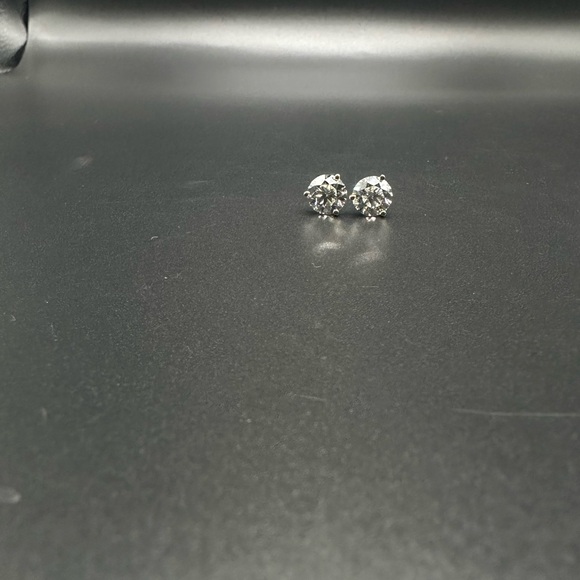 14K Lab Diamond Stud Earrings